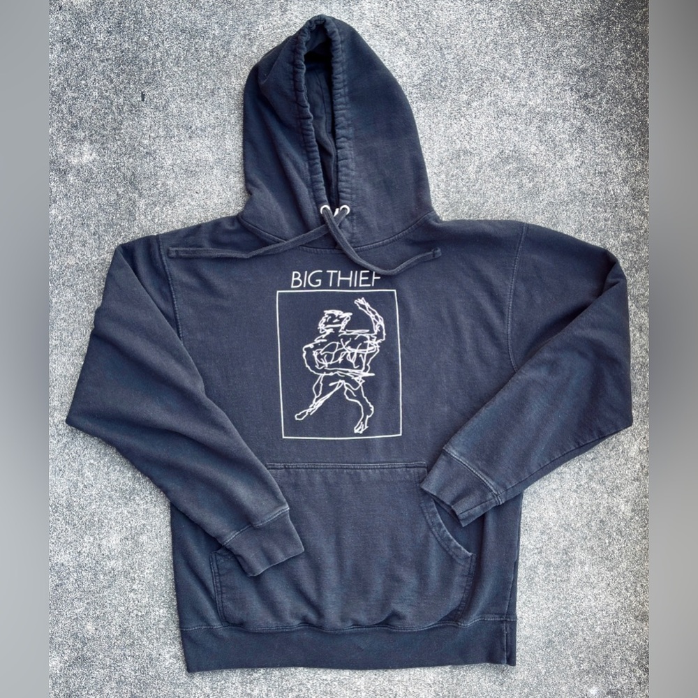 Pre-owned Big Thief Two-sided Graphic Hoodie, Size Medium
